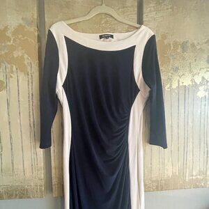 Glamour Brand Blue and White Classic Dress